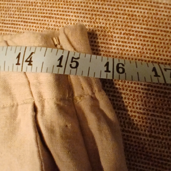 J. Jill Love Linen women's size Small oatmeal cream colored linen pants - Picture 9 of 10